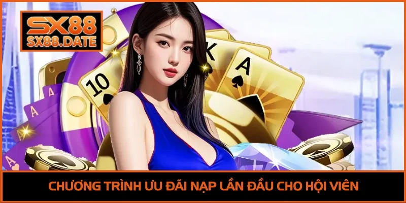 Khuyến Mãi SX88 - Ưu Đãi Siêu Hấp Dẫn Cho Thành Viên Chương trình ưu đãi nạp lần đầu cho hội viên